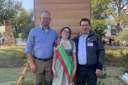 Die Jagd- und Forstservice GmbH war beim Landeserntedankfest im malerischen Elbauenpark in Magdeburg